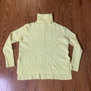 Athleta Womens Small Transit Merino Wool Turtleneck‎ Sweater